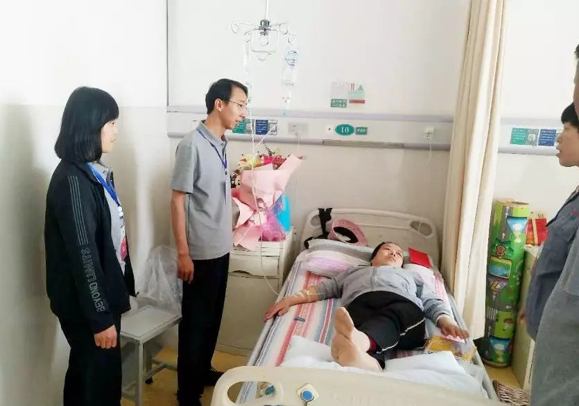 美廚公司工會、愛心基金會聯(lián)合湖濱鎮(zhèn)總工會走(圖2)